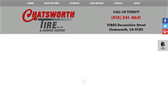 Desktop Screenshot of chatsworthtire.com